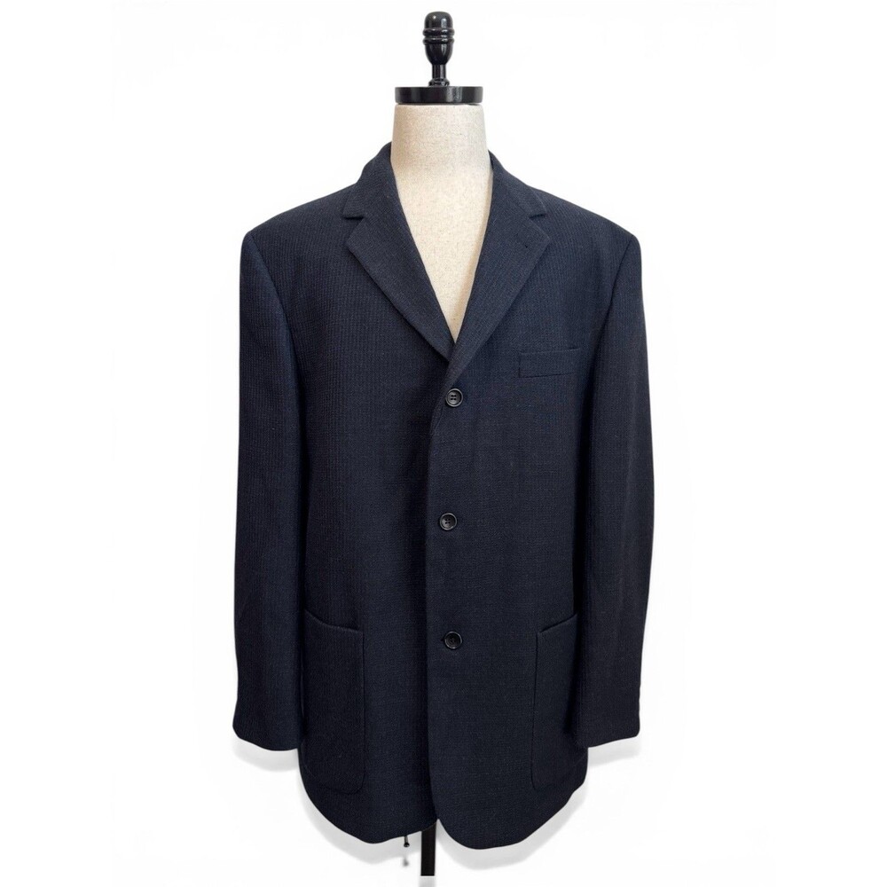Baracuta Soft NWT 100% Wool Brooklyn Half Lined Textured SportCoat Blazer‎ 46L
